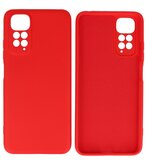 Xiaomi Redmi Note 11s 4G Hoesje - 2.0mm Dikke Fashion Telefoonhoesje Backcover - Siliconen Hoesje - Rood