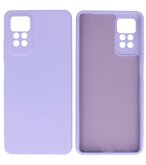 Xiaomi Redmi Note 11 Pro 5G Hoesje - 2.0mm Dikke Fashion Telefoonhoesje Backcover - Siliconen Hoesje - Paars