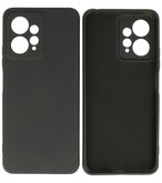 Xiaomi Redmi Note 12 4G Hoesje - 2.0mm Dikke Fashion Telefoonhoesje Backcover - Siliconen Hoesje - Zwart