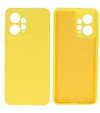 Xiaomi Redmi Note 12 4G Hoesje - 2.0mm Dikke Fashion Telefoonhoesje Backcover - Siliconen Hoesje - Geel