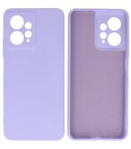Xiaomi Redmi Note 12 4G Hoesje - 2.0mm Dikke Fashion Telefoonhoesje Backcover - Siliconen Hoesje - Paars