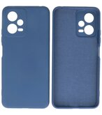 Xiaomi Poco X5 Hoesje - 2.0mm Dikke Fashion Telefoonhoesje Backcover - Siliconen Hoesje - Navy