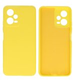 Xiaomi Poco X5 Hoesje - 2.0mm Dikke Fashion Telefoonhoesje Backcover - Siliconen Hoesje - Geel