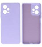 Xiaomi Poco X5 Hoesje - 2.0mm Dikke Fashion Telefoonhoesje Backcover - Siliconen Hoesje - Paars
