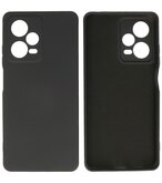 Xiaomi Redmi Note 12 Pro Plus 5G Hoesje - 2.0mm Dikke Fashion Telefoonhoesje Backcover - Siliconen Hoesje - Zwart