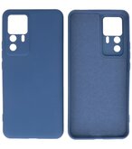 Xiaomi 12T Pro Hoesje - 2.0mm Dikke Fashion Telefoonhoesje Backcover - Siliconen Hoesje - Navy