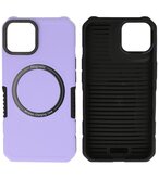 MagSafe Hoesje - Shockproof Back Cover voor de iPhone 11 Pro - Paars