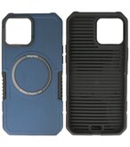 MagSafe Hoesje - Shockproof Back Cover voor de iPhone 12 Pro Max - Navy