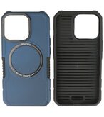 MagSafe Hoesje - Shockproof Back Cover voor de iPhone 13 Pro - Navy