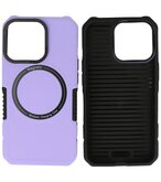 MagSafe Hoesje - Shockproof Back Cover voor de iPhone 13 Pro - Paars