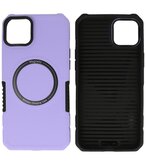 MagSafe Hoesje - Shockproof Back Cover voor de iPhone 14 Plus - Paars