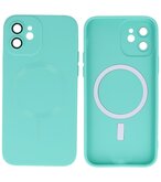 MagSafe Hoesje met Camera Beschermer voor iPhone 11 Turquoise