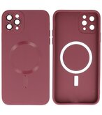 MagSafe Hoesje met Camera Beschermer voor iPhone 11 Pro Bruin