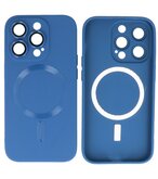 MagSafe Hoesje met Camera Beschermer voor iPhone 12 Pro Max Navy