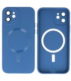 MagSafe Hoesje met Camera Beschermer voor iPhone 12 Navy