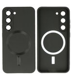 MagSafe Hoesje met Camera Beschermer voor Samsung Galaxy S23 Plus Zwart