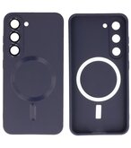 MagSafe Hoesje met Camera Beschermer voor Samsung Galaxy S23 Plus Nacht Paars
