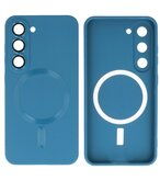 MagSafe Hoesje met Camera Beschermer voor Samsung Galaxy S23 Navy