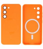 MagSafe Hoesje met Camera Beschermer voor Samsung Galaxy S23 Oranje