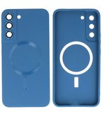 MagSafe Hoesje met Camera Beschermer voor Samsung Galaxy S22 Plus Navy