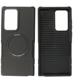 Samsung Galaxy S21 Ultra MagSafe Hoesje - Shockproof Back Cover - Zwart