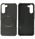 Samsung Galaxy S22 Plus MagSafe Hoesje - Shockproof Back Cover - Zwart