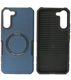 Samsung Galaxy S22 Plus MagSafe Hoesje - Shockproof Back Cover - Navy