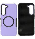 Samsung Galaxy S23 MagSafe Hoesje - Shockproof Back Cover - Paars
