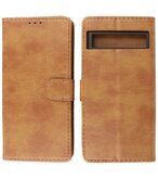 Google Pixel 7A Hoesje Book Case Portemonnee Telefoonhoesje - Bruin