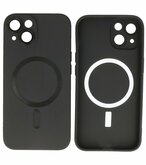 MagSafe Hoesje met Camera Beschermer voor iPhone 15 Plus Zwart