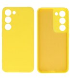Fashion Color TPU Hoesje Samsung Galaxy S23 FE Geel