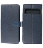 Google Pixel 8 Pro Hoesje Book Case Portemonnee Telefoonhoesje - Navy
