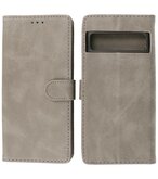 Google Pixel 8 Pro Hoesje Book Case Portemonnee Telefoonhoesje - Grijs