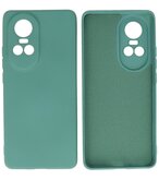 Oppo Reno 10 5G - 10 Pro 5G Hoesje Fashion Backcover Telefoonhoesje Donker Groen