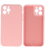2.0mm Dikke Fashion Telefoonhoesje - Siliconen Hoesje voor iPhone 11 Pro - Roze