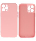 2.0mm Dikke Fashion Telefoonhoesje Backcover - Siliconen Hoesje - iPhone 12 Pro - Roze