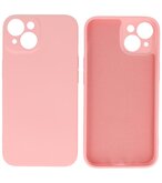 iPhone 14 Hoesje - 2.0mm Dikke Fashion Telefoonhoesje Backcover - Roze