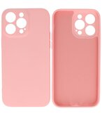 iPhone 14 Pro Max Hoesje - 2.0mm Dikke Fashion Telefoonhoesje Backcover - Roze