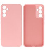 2.0mm Dikke Fashion Telefoonhoesje Siliconen Hoesje voor de Samsung Galaxy A34 5G - Roze
