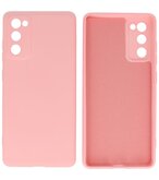 2.0mm Dikke Fashion Telefoonhoesje Backcover - Siliconen Hoesje - Samsung Galaxy S20 FE- Roze