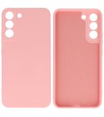 2.0mm Dikke Fashion Telefoonhoesje - Siliconen Hoesje voor Samsung Galaxy S22 Plus - Roze