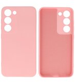 2.0mm Dikke Fashion Telefoonhoesje Siliconen Hoesje voor de Samsung Galaxy S23 - Roze