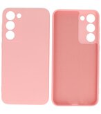 2.0mm Dikke Fashion Telefoonhoesje Siliconen Hoesje voor de Samsung Galaxy S23 Plus - Roze