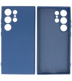 Samsung Galaxy S24 Ultra Hoesje Fashion Backcover Telefoonhoesje Navy