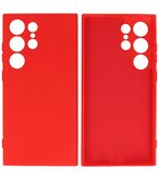 Samsung Galaxy S24 Ultra Hoesje Fashion Backcover Telefoonhoesje Rood