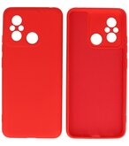 Xiaomi Redmi 12C Hoesje Fashion Backcover Telefoonhoesje Rood