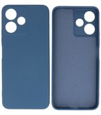 Xiaomi Redmi 12 - 12 5G Hoesje Fashion Backcover Telefoonhoesje Navy