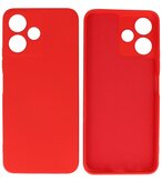 Xiaomi Redmi 12 - 12 5G Hoesje Fashion Backcover Telefoonhoesje Rood