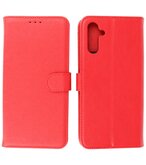 Samsung Galaxy A15 Hoesje Book Case Portemonnee Telefoonhoesje - Rood