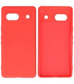 Fashion Color TPU Hoesje Google Pixel 7A Rood